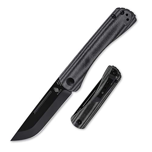 Kizer Pinch, NonLocking Slip Joint Pocket Knife with N690 Blade and Micarta Handle, Use for EDC