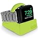 Orzly Compact Stand for Apple Watch Charger, Night Stand Mode Compatible, Integrated Cable Management Slot (Compatible with Apple Watch Series 4 Series 3 Series 2 Series 1 38mm 42mm 40mm 44mm) Green