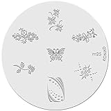 Konad Stamping Nail Art Image Plate - M25