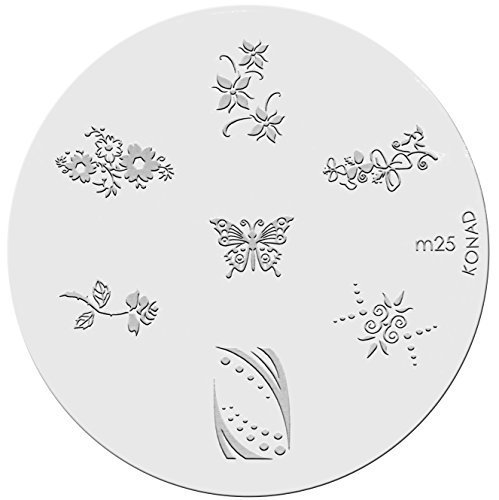 Konad Stamping Nail Art Image Plate - M25