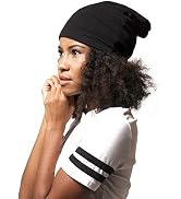 ADAMA Satin Lined Jersey Beanie, Extra 