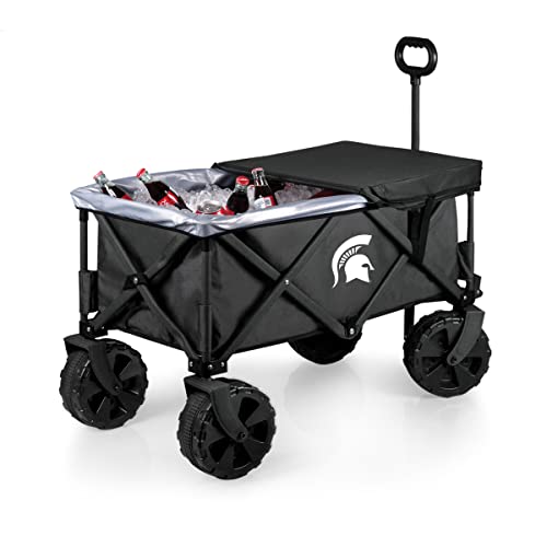 PICNIC TIME NCAA Michigan State Spartans Adventure Wagon Elite All-Terrain Fold…