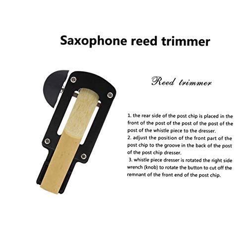 MqbY Alto Saxophone Reed Trimmer Reed Repairer Trimmer Larger Finisher Musical Instrument Accessories