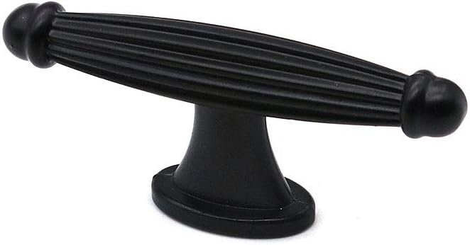 Set of 10 NUZAMAS Matt Black T-Handles and Pulls for Cabinets Dressers, Wardrobe and Drawers, Kitchen, Bedroom - Image 3