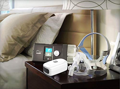 Moocoo Premium CPAP cleaner Bundle (No more bad smell) For CPAP Machines, Masks, Cushions and Tubing - Includes innovative adaptor, 2in1 Heated Hose & AirMini Adapter, Carrying Bag