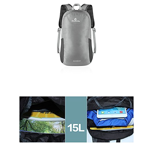 ROADTEC Lightweight Packable Backpack Water Resistant Hiking Daypack,Small Backpack Handy Foldable Camping Outdoor Little Bag