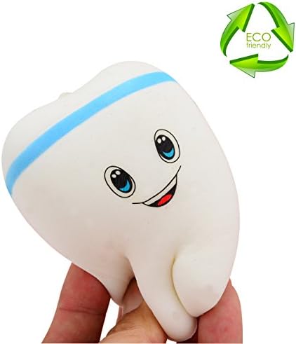 Squishies Slow Rising Toys Stress Reliever Strawberry Squeezing Squeeze Cake Cream Scented Super Soft Kids Hand Wrist Toy (Blue Tooth)