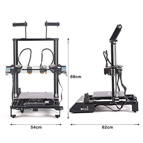 WEEDO X40V2 3D Printer Independent Dual Extruder, Firmware Open Source