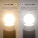 Kakanuo G8 LED Bulb Dimmable G8 2.5 Watt Warm White 3000K Puck Under Cabinet Lights Disc Type Under Counter Kitchen Lighting AC110-130V(Pack of 6)