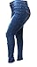 Jack David Womens Plus Size Stretch Distressed Ripped Blue Skinny Denim Jeans Pants (22, JD N605 Blue)