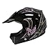 TMS Youth Kids Pink Butterfly Dirtbike Atv Motocross Helmet Mx (Large)