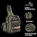 Fiblink Fishing Tackle Backpack - Water-resistant Fishing Bag with Storage for Camping & Outdoor Sports (Khaki)