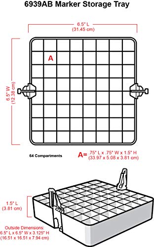 4 ArtBin+Marker+Storage+Tray+White+6939AB