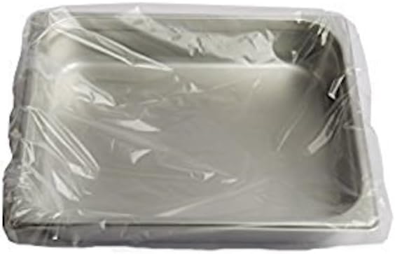 New Oven Safe Pan Liner - Half Pan Size, Shallow (2.5" Deep) 100 Count (1, Shallow (2.5" Depth))