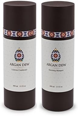 Argan DewMoisture Enriching Hair Shampoo & Repair Conditioner Combo Set (13.52 oz each)
