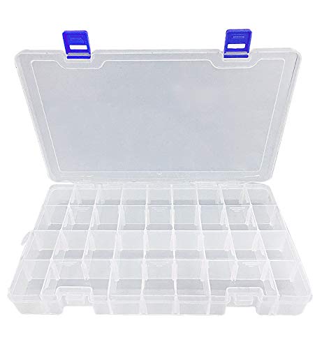 6 Qualsen+Transparent+Organizer+Container+Adjustable