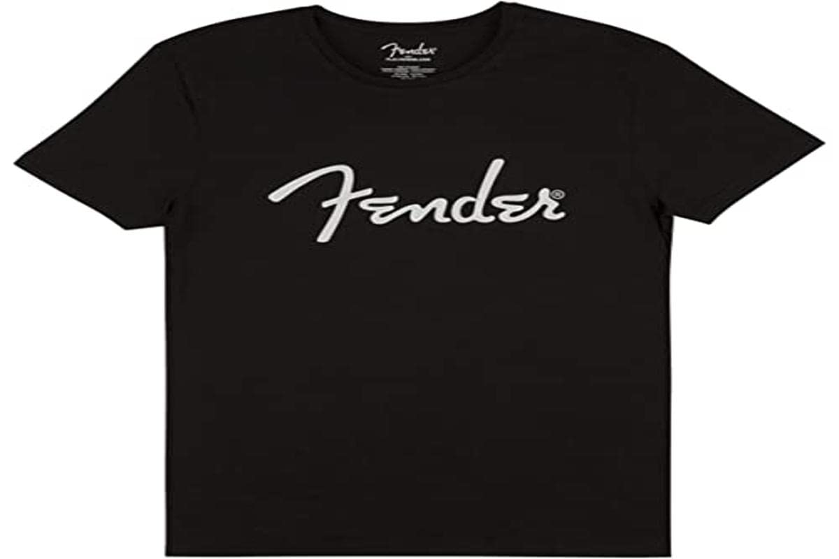 Fender Spaghetti Logo T-Shirt, Black, XL