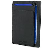 22 Broadway Mens Wallet Card Case Thin Slim Organizer Minimalist Wallet ID Cards