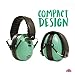 Ems for Kids Earmuffs - Mint. The Original Folding Children's Earmuff Since 2007. Use at Loud Events Including NASCAR, air Shows, Concerts, Festivals and More! ...