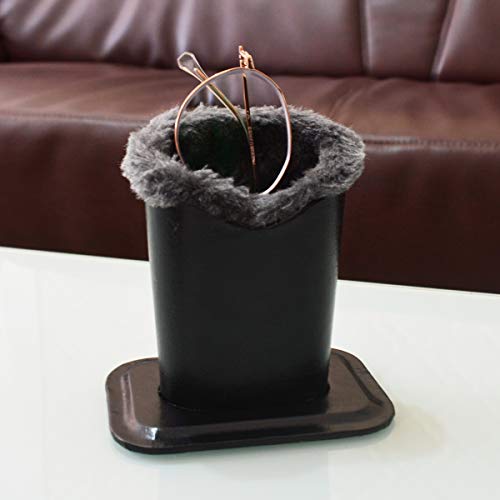 Bleiou Pack of 2 Soft Plush Lined Eyeglasses Holder Stand Protective Glasses Holder Stand (Style D)