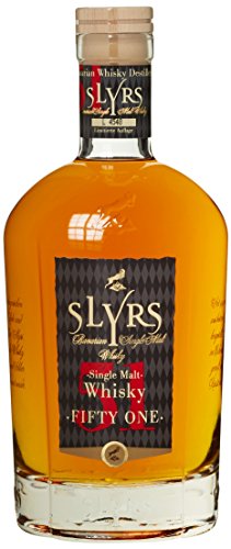 Slyrs Fifty One Bavarian Single Malt Whisky mit Geschenkverpackung (1 x 0.7 l) – Bild 3