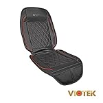 Viotek V2 Luxury Heated & Cooled Car Seat Cover - Tru-Comfort Climate Control. Heating and Cooling Seat Cover with Wireless Remote (Black)