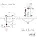 Thermoflow Tankless Water Heater Electric for Wash Basins & Utility Sinks, 5.5kW at 240 Volts, Wall Mounted