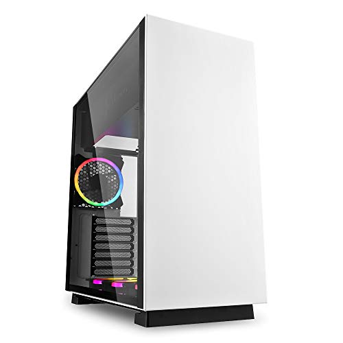 Sharkoon-Pure-Steel-RGB-Caja-de-Ordenador-PC-Gaming-Semitorre-ATX-Blanco