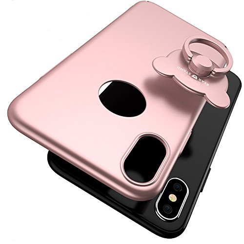 Cool Cute Rosegold Iphone X Case With Free Phone Finger