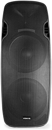 VONYX AP215ABT Bluetooth Active Speaker (1200W Power, Mp3, USB, SD, Hi-End, 15" Low Media Tweeter, Built-in Amplifier, Online Output) 15"