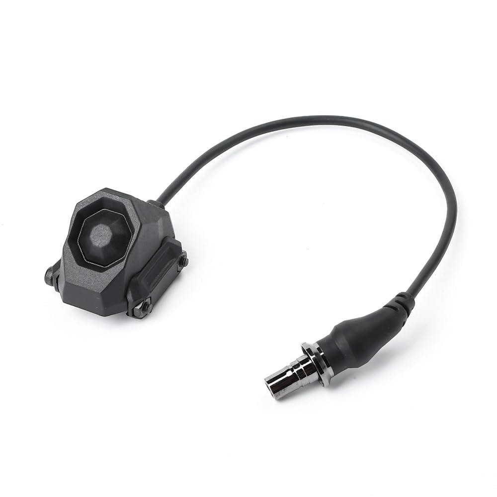 SBGJMY Tactical Flashlight Torch Remote Pressure Pad Switch Portable M300 M600 Scoutlight Torch Switch 20mm Picatinny Rail System (Black)