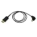 Lightweight Right Angle Mini to Standard Cable