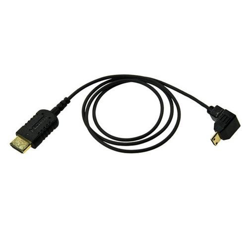Lightweight Right Angle Mini to Standard Cable