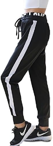 coco&mary Smooth and Thick Women’s Pants with Logo, Clothes for Sports/ Training/ Gym, Jersey Bottoms