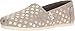 TOMS Women's Seasonal Classics Drizzle Grey/Rose Gold Foil Polka Dot Loafer