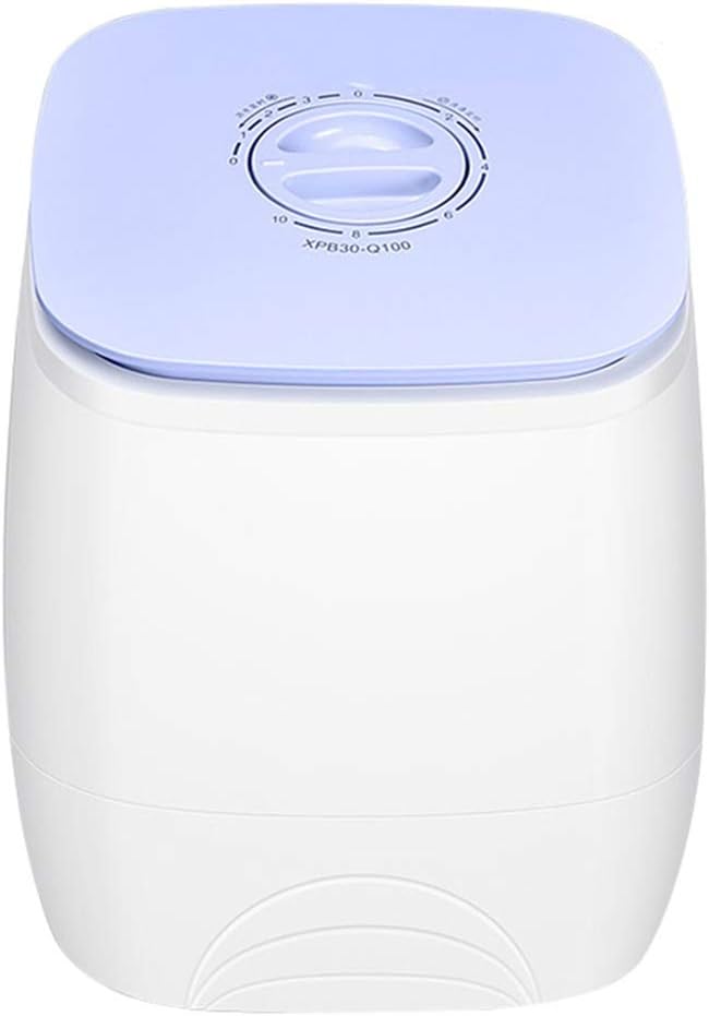 WASHING MACHINE JCOCO Baby baby mini, portable compact design Semi-automatic timing with drain function Large knob design 3KG washing capacity Suitable for bedroom Living room Outdoor camping