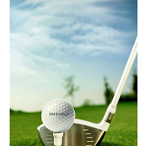 Crestgolf Professional Maximum Distance 3Piece Golf Ball 3 Count