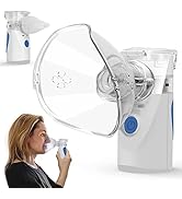 Portable Nebulizer, Nebulizer Machine for Adults and Kids, Mesh Nebulizer of Cool Mist, Battery-O...