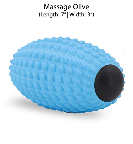 Limm Lacrosse Ball and Roller - Massage Ball & Deep Tissue Roller for Trigger Point Therapy and Myofascial Release, Plantar Fasciitis, Foot, Back, Shoulder & Neck Pain Relief - Includes Free Carry Bag