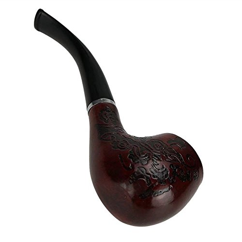 Paddsun Classic Wooden Durable Tobacco Smoking Pipe