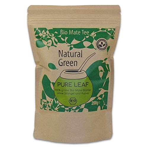 DELICATINO Starterset Premium Mate Tee Natural Green 200g + Mate Keramik Delicatino + Bombilla Hexagonal 17cm – Bild 3