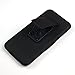 Sean Hard Protective Armor Carrying Case with Swivel Belt Clip for iPhone 6 4.7 Inch + 1 Pcs S-smile Stylus (Black)