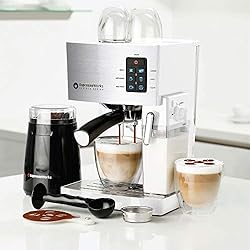 Espresso & Cappuccino Maker- 19 Bar Pump, 10 Pc