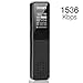 Voice Recorder, Ommani 8GB 1536Kbps Digital Audio Sound Recorder Dual Microphone Dynamic Noise Reduction USB Rechargeable Voice Activated Recorder with MP3 Player OLED Screen for Lecture Class Meeting