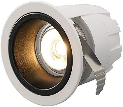 Magosca 3000k/4000k/6000k Recessed LED Panel Spotlight Lights Downlights 7W COB LED Ceiling Lamp Nordic Cold Spot Lights Indoor Living Room Shop Lighting AC 220V-110V (Color : 3000k-7w)