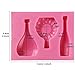 Funshowcase Mini Wine Bottles Silicone Mold for Sugarcraft Fondant Cake Cupcake Topper Polymer Clay Crafting Projects