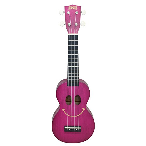 Mahalo Ukuleles USMILE TPP U-SMILE Series , Soprano, Transparent Purple