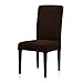 SUBRTEX Dining Room Chairs, Parsons Dining Chairs for Kitchen, Upholstered Chairs for for Dining Room, Party, Hotel(Chocolate)