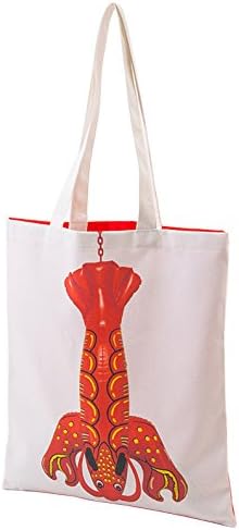 Jeff Koons Art Balloon Lobster Tote Bag Limited Edition for Pompidou Museum Show Square 35 x 35 Inches
