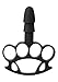 Doc Johnson Vac-U-Lock Accessories - Knuckle Up - Improves Control Of Slippery Dildos - Great For Pegging and Pounding Your Partner